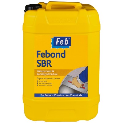 Feb Febond SBR Waterproof Bonding Agent 25 Litre FBBONDSBR25