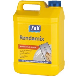 Feb Rendamix Waterproofer Retarder Plasticiser Admixture 5 Litre FBRENDA5