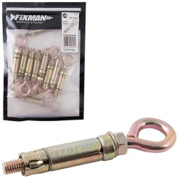 Fixman Masonry Shield Anchor Eye Fixing M6 80mm 10pk 552553