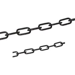 Fixman Chain Metal Japanned Black Finish 4mm x 2.5m 345063