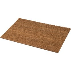 Fixman Outdoor Indoor Coir Door Mat Brown PVC Backed Large 808267 