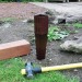 Fixman Drive in Garden Fence Metal Post Spike 75mm 3 inch Timber 602010