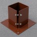 Fixman Bolt Down Clamping Fence Post Metal Shoe 100mm 721033