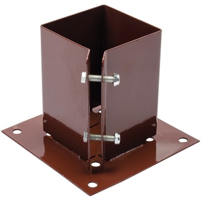 Fixman Bolt Down Clamping Fence Post Metal Shoe 100mm 721033
