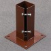 Fixman Bolt Down Clamping Garden Fence Post Metal Shoe 50mm 926988