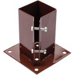 Fixman Bolt Down Clamping Garden Fence Post Metal Shoe 75mm 995311