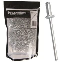 Fixman Domed Head Blind Pop Rivets 3.2mm x 8mm 500pk 772694