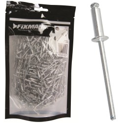 Fixman Domed Head Blind Pop Rivets 3.2mm x 10mm 500pk 854054