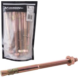 Fixman Masonry Anchor Through Bolt Fixing M12 180mm 10pk 631836