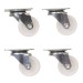 Fixman Light Duty Swivel Castor Wheels 31mm Pack of 4 372189