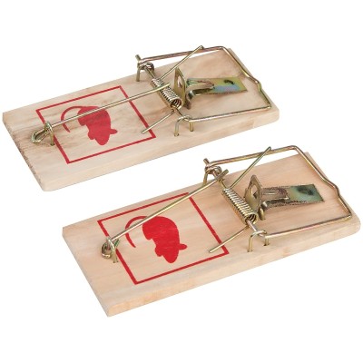 Fixman Classic Wooden Mouse Trap 2pk 647990