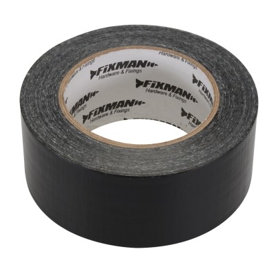 Fixman Heavy Duty Duct Tape 50mm 2 inch Black 188845