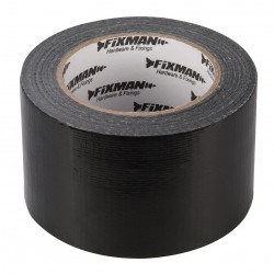 Fixman Heavy Duty Duct Tape 72mm 3 inch Black 189896