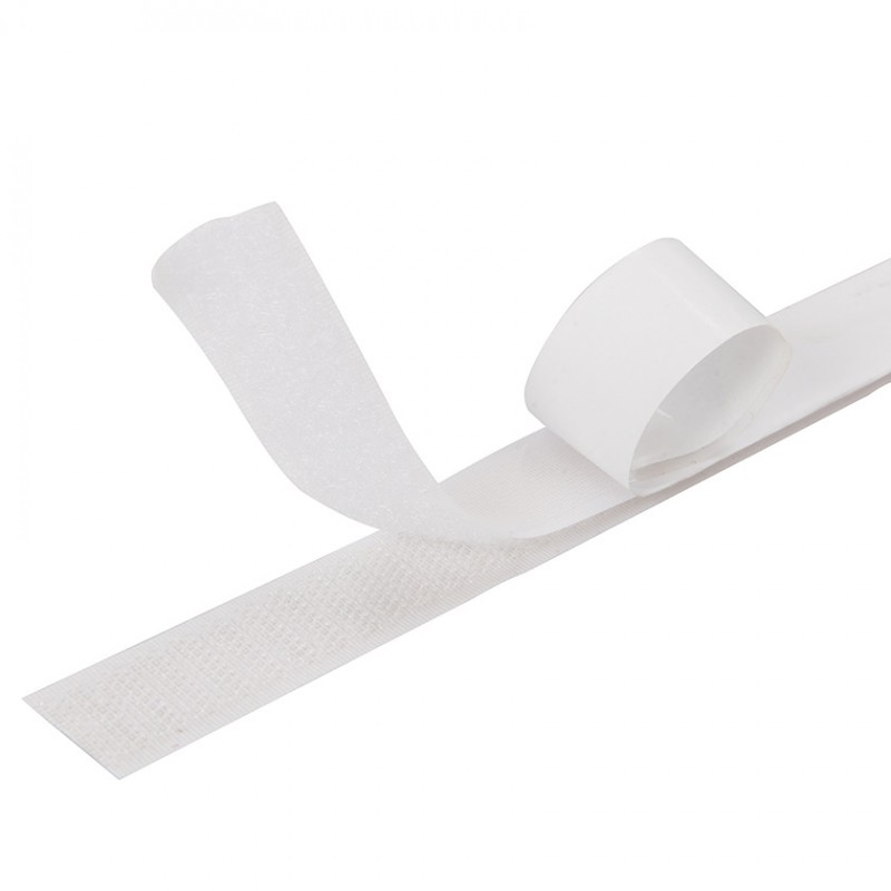 Fixman Hook and Loop Tape White Self-Adhesive 20mm or 50mm | Sealants ...
