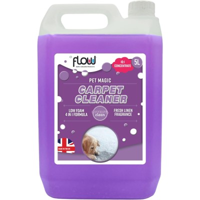 Flow Pet Magic Carpet Cleaner 5 Litre Linen Fragrance MAGIC5L