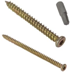 Forgefix Frame Fixing 7.5 122mm Concrete Masonry Screw's Box of 100 CFS122