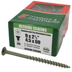 Forgefix Timber Decking Pozi Screws 4.5 50mm 200 Box DS4550
