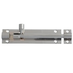 Forgefix 100mm Sliding Door Barrel Bolt Chrome Plated FGEDBLTCH4