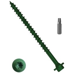 Forgefix Forgefast Torx Hex Flanged 100mm Timber Fixing Screw Box 50 FFTF7100