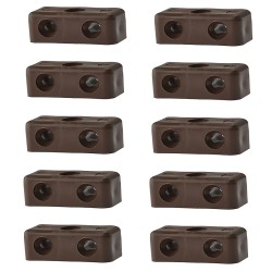 Forgefix Modesty Panel Joining Blocks Brown Pack of 10 100MOD10