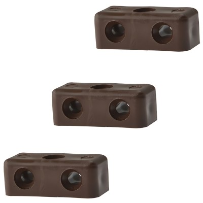 Forgefix Modesty Panel Joining Blocks Brown Pack of 100 100MOD1