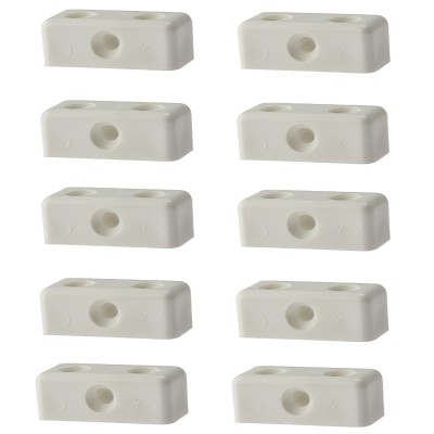 Forgefix Modesty Panel Joining Block White Pack of 10 100MOD010