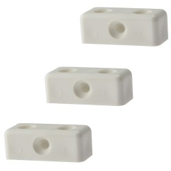 Forgefix Modesty Panel Joining Blocks White Pack of 100 100MOD0