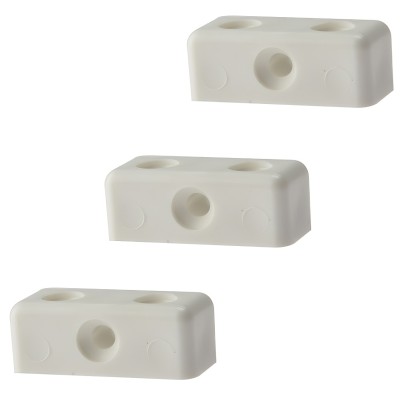 Forgefix Modesty Panel Joining Blocks White Pack of 100 100MOD0
