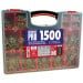 ForgeFix Multi Purpose Pozi Wood Screws 1500pc Organiser Set OPMPS1500Y 