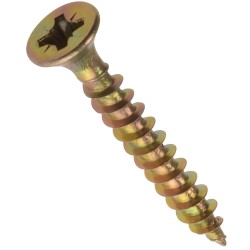 ForgeFix Multi Purpose Pozi Wood Screw 4.0 25mm MPS425Y