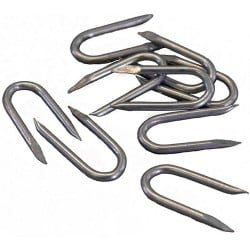 Forgefix Galvanised 15mm 1kg Netting Staples Wire U Shape 1NLNS15GB
