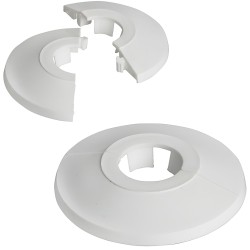 Forgefix Pipe Cover 22mm White Collar 1 x Surround