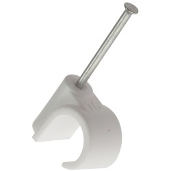 Forgefix Masonry Nail Pipe Clip 9mm PCMN9 100pk