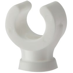 Forgefix Pipe Clip 15mm Snap In Open Lock Single Bracket 100pk PCSO15