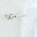ForgeFix Zinc Plated Screw Eyes 25mm 4g Pack of 10 10SE254