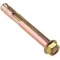 Forgefix Hex Nut Sleeve Anchor M10 50mm Masonry Fixing 10 Pack 10SA1050