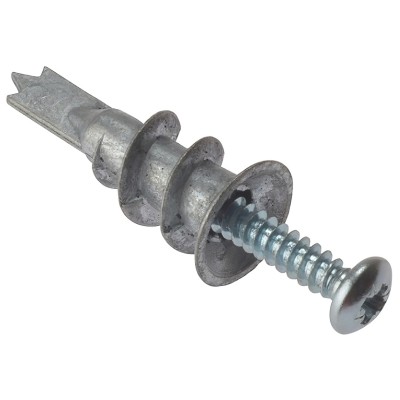 Forgefix Plasterboard Cavity Wall Metal Speed Plug 4.5 35mm 100pk MSP420