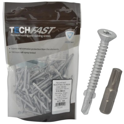 Techfast Timber to Light Steel Self Drilling Fixing 4.8 38mm TFCL4838