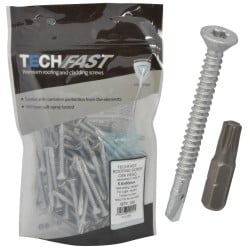 Techfast Timber to Light Steel Self Drilling Fixing 5.5 60mm TFCL5560 