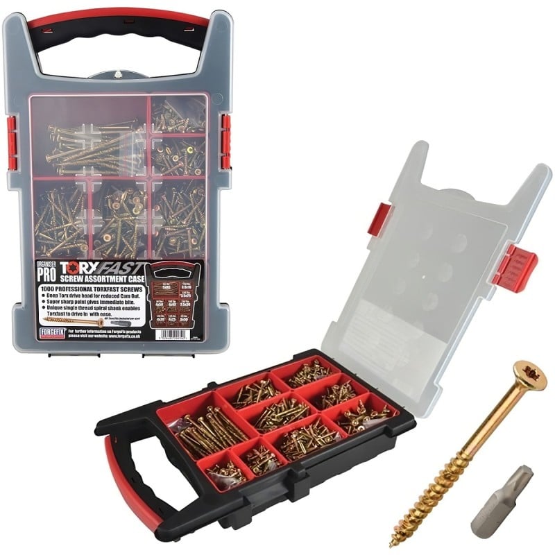 ForgeFix Torxfast Multi Purpose Torx Screws 1000pc Organiser OPFFT1000Y