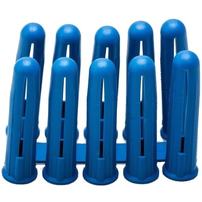 Forgefix Blue Wall Plugs 6 to 7mm Fixings Box of 1000 EXP5