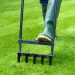 Faithfull Garden 5 Prong Lawn Plug Cutter Aerator GREEN