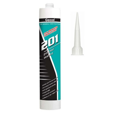 Geocel 201 Paintable Construction Building Joint Sealant White Black Grey Buff