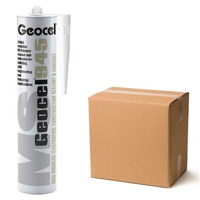 Geocel 945 HM MS Sealant Adhesive White Grey Black 290ml Box 12