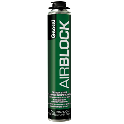 Geocel AirBlock B2 Fire Rated Air Block Tight Acoustic Expanding Foam 750ml