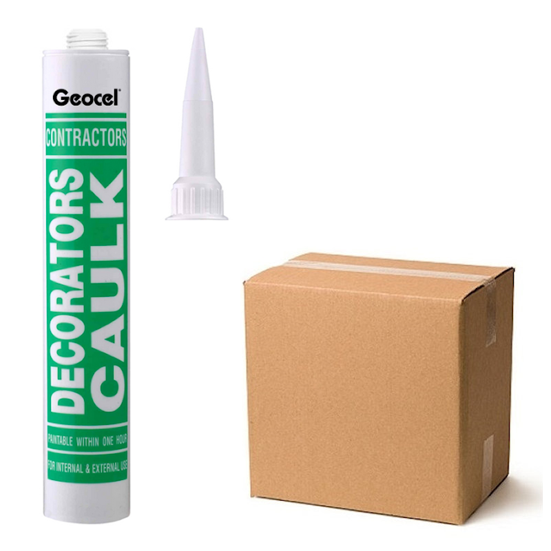 Geocel Contractors Decorators Caulk White 380ml Box of 20