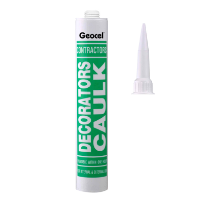 Geocel Contractors Premium Decorators Flexible Caulk White 380ml