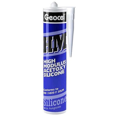 Geocel HM White Clear Jasmin Bathroom Kitchen Sanitary Sealant 310ml