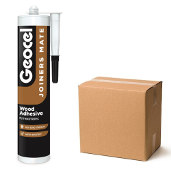 Geocel Joiners Mate 5 min 310ml Box of 12 Clear Polyurethane Wood Adhesive