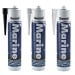 Geocel Marine Silicone Sealant 310ml Clear Black White Box of 12